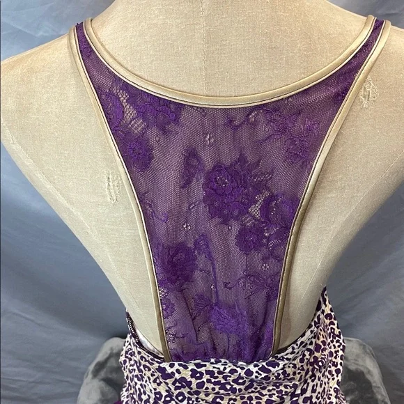 Leopard Print Purple Chemise - Picture 4 of 10
